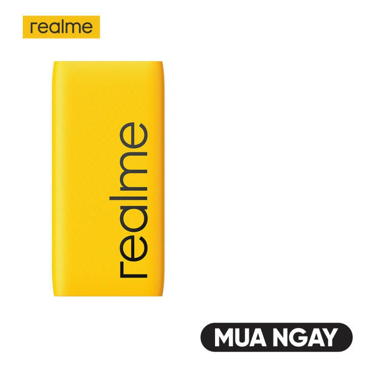 Sạc dự phòng Realme 10.000 mAh l Sạc nhanh 2 chiều 18W (In / Out Type-C) l 13 chế độ bảo vệ an toàn