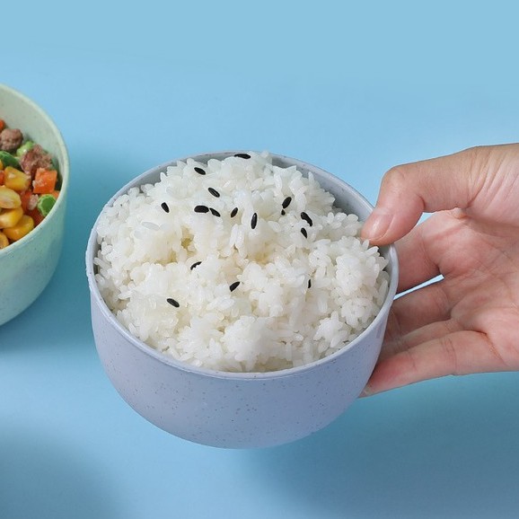 Bát Đĩa Chén Ăn Cơm Màu Đựng Thức Ăn Lúa Mạch Siêu Xinh Chịu Nhiệt Cao Dễ Dàng Đánh Rửa  U050