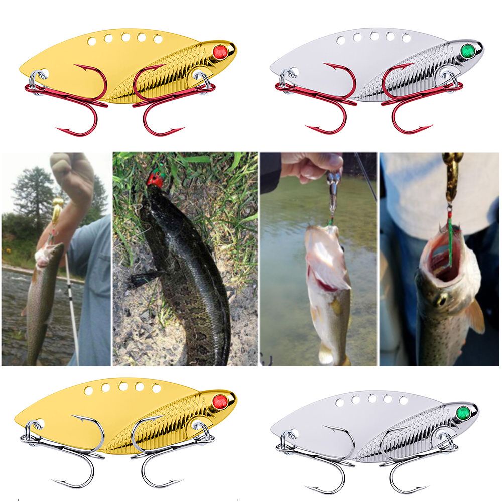 MUVAKO Mồi câu giả bằng kim loại 50mm/ 10g chất lượng cao