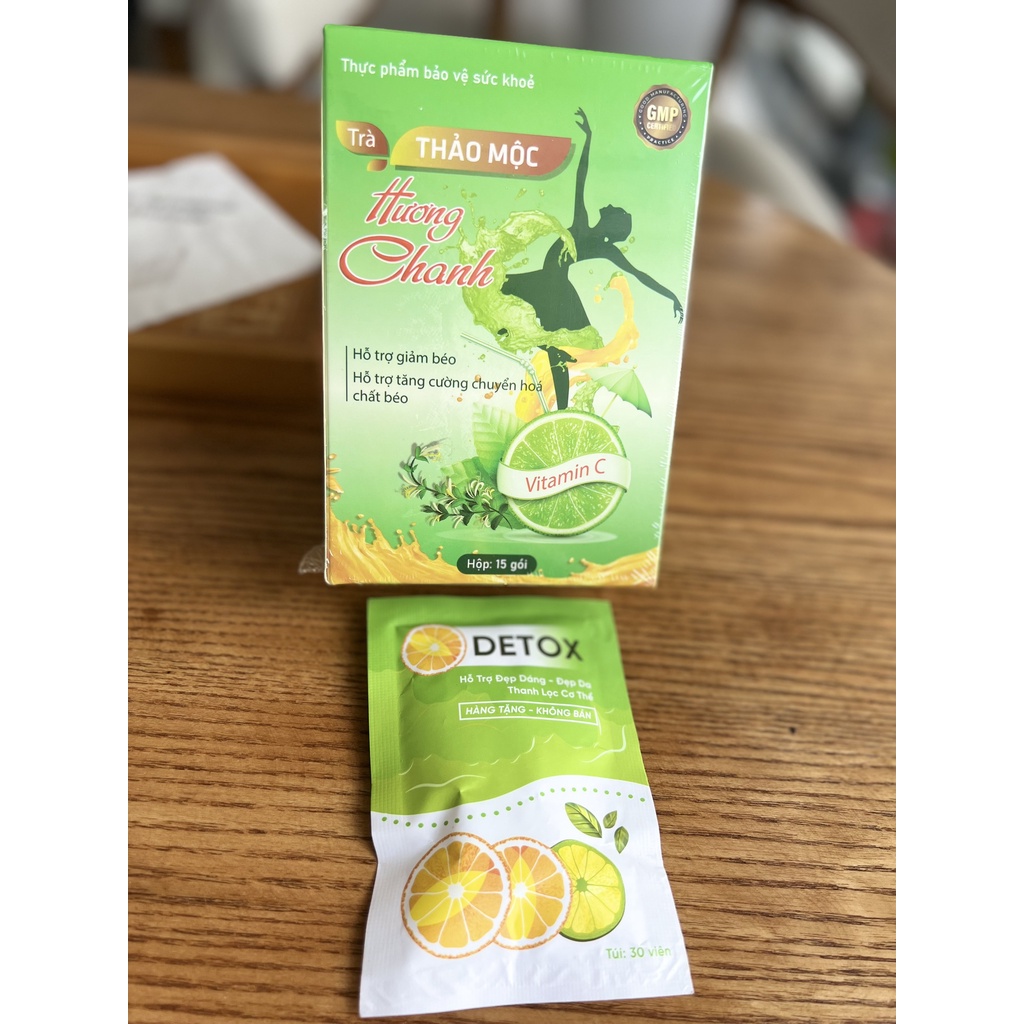 Trà Thảo Mộc Hương Chanh Hỗ Trợ Giảm Béo