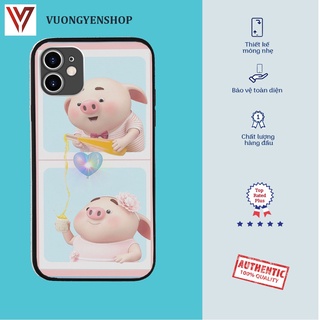 Ốp iphone tình yêu đi từ dạ dày đến trái tim cho Iphone 6 7 8 Plus 11 12 13 mini Pro Max X Xr  PIG20210139