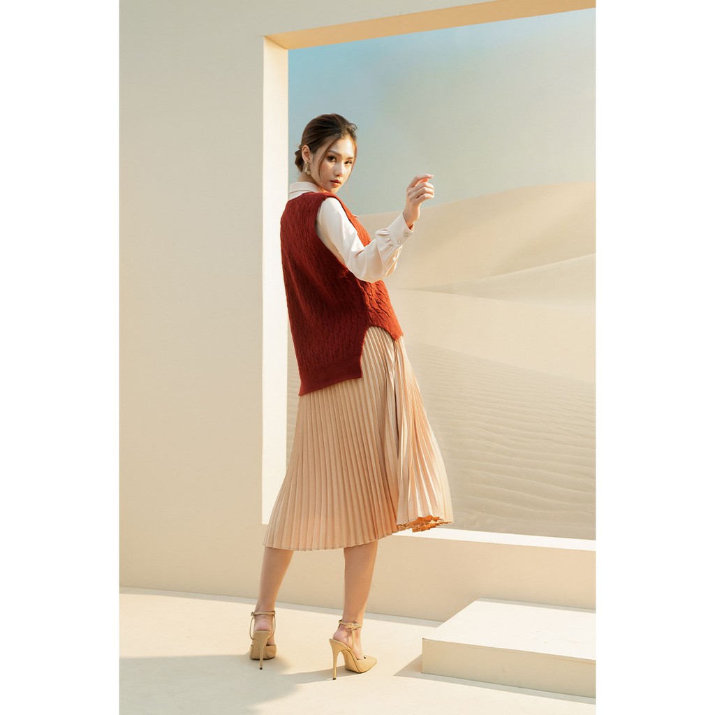 Áo len nữ form rộng kiểu gile 10 màu sắc LEIKA | BigBuy360 - bigbuy360.vn