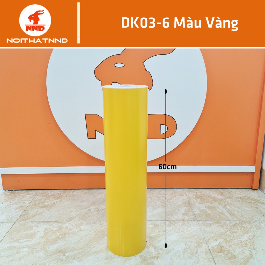 Decal Màu Dán Kính, Dán Xe, Dán Tường Có Sẵn Keo Khổ 60cm Trơn Bóng Đủ Màu