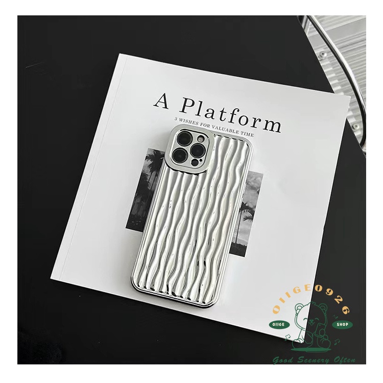 Ốp Lưng HọA TiếT SóNg NướC Cho Iphone 13 12 / 11 Pro Max / Mini Xs Max Xr X