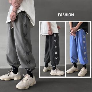 Quần Jogger Nam In Hình Bướm Phong Cách Thể Thao Năng Động