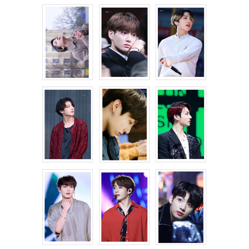 Lomo Card Ảnh JUNGKOOK - BTS ( 54 ảnh) Twitter Update