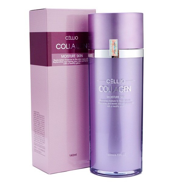 Nước Hoa Hồng Cellio Collagen Moisture Skin