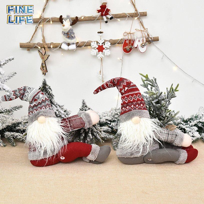 (12.12) Rèm Cửa Sổ Trang Trí Giáng Sinh Hình Ông Già Noel