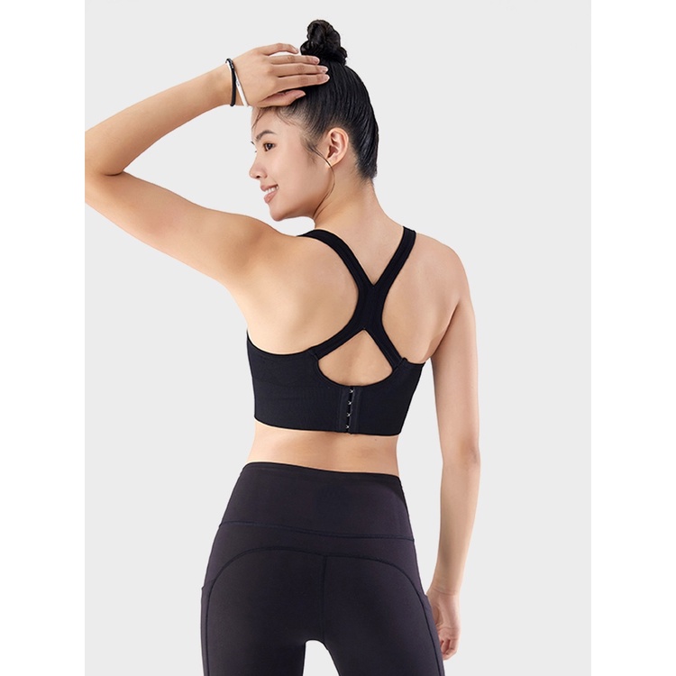 FENIN Áo bra tập gym  áo bra thể thao  Áo ngực thể thao ôm dáng có bốn khóa cài sau lưng phong cách Mỹ