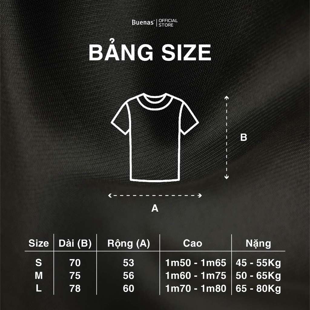 Áo thun local brand tay lỡ form oversize unisex cho nam nữ BUENAS - MINI02