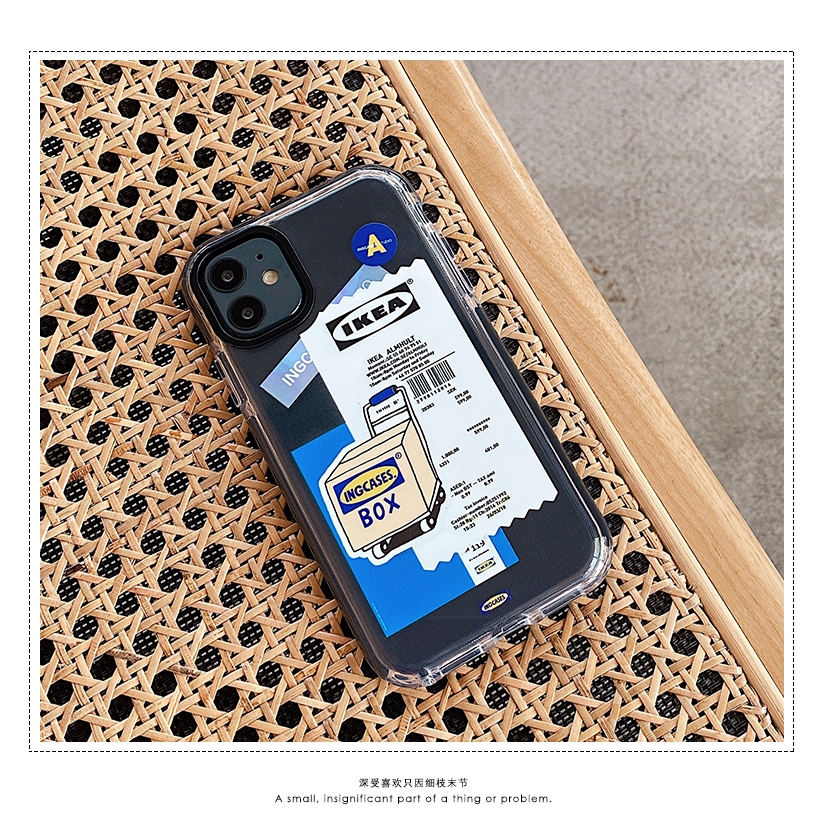 iPhone 12 Ốp điện thoại mềm in logo IKEA cho iPhone 11 Pro MAX i7 i8 plus XR XS MAX iPhone XS | BigBuy360 - bigbuy360.vn