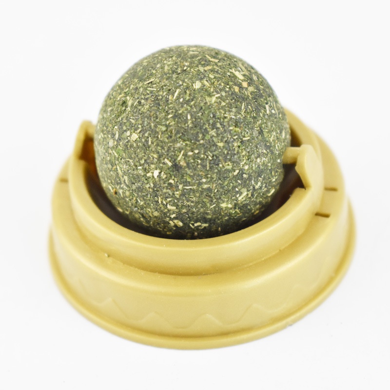 Catnip ball - Viên cỏ bạc hà dán tường cho mèo 30g giúp mèo thư giãn, làm sạch răng | Bé Ba Petshop