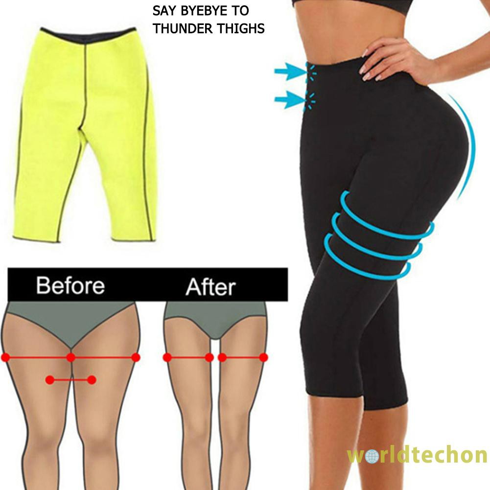 READY STOCK Women Fashion Sports Slimming Leg Shaper Weight Loss Yoga Fitness Pants