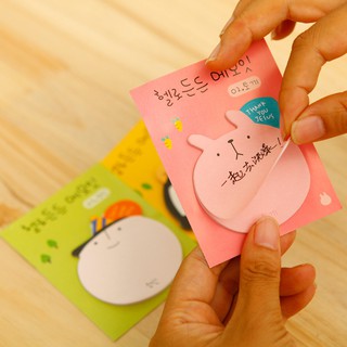 (Butgiasi) Giấy Ghi Chú Note Hoạt Hình