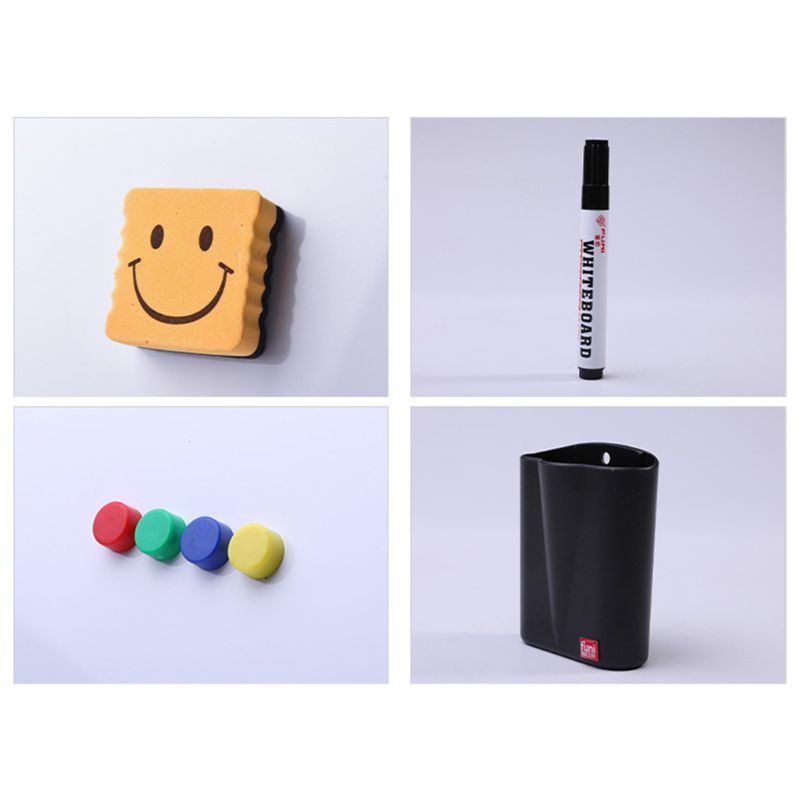 Bảng trắng nam châm mini thiết kế chân đỡ để bàn ghi lời nhắn có thể xóa cho trẻ em