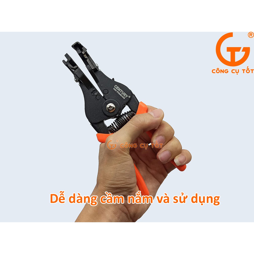 Kìm cắt và tuốt dây điện tự động Century
