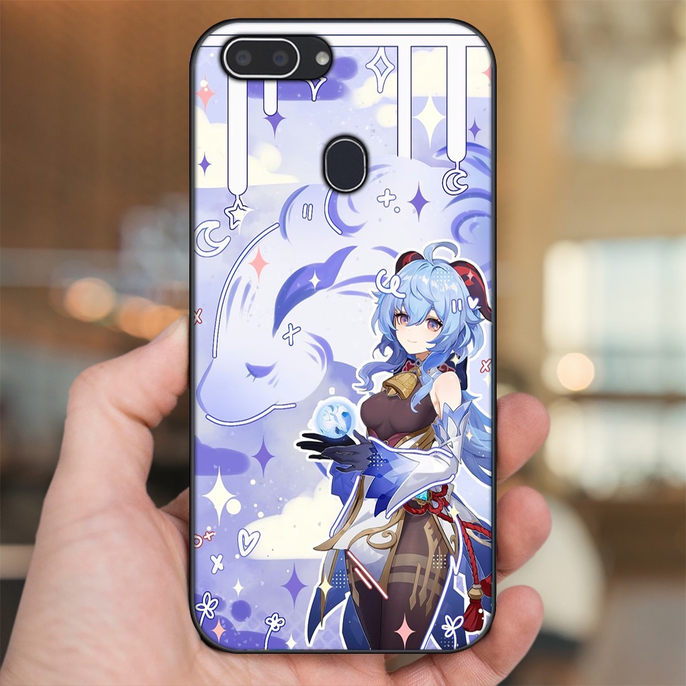 Ốp lưng Realme 2 viền đen in hình Ganyu Genshin Impact