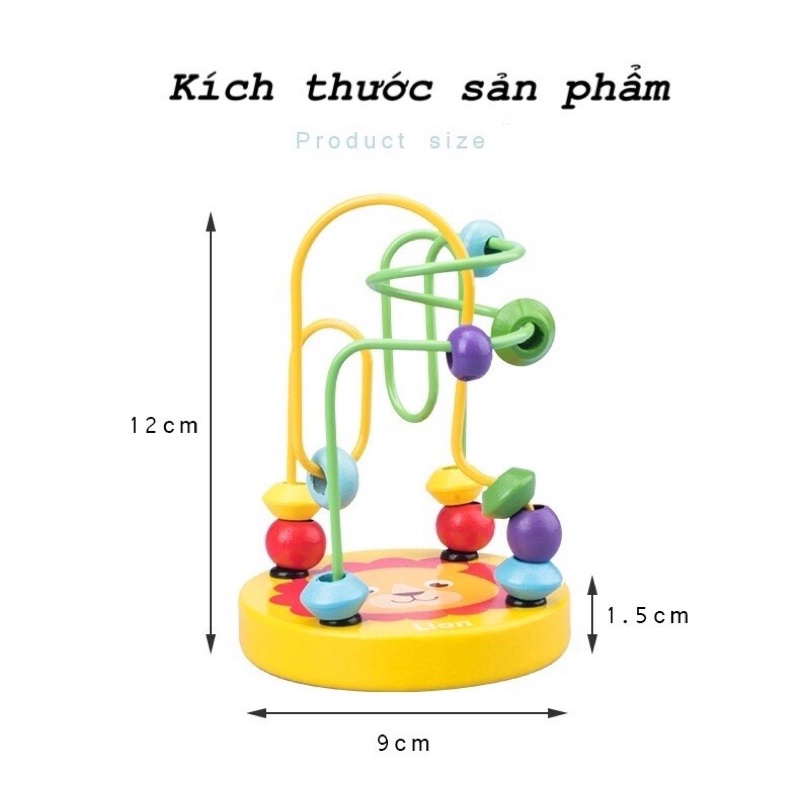 Đồ chơi gỗ Combo 7 món đồ chơi thông minh-Đồ chơi kĩ năng nhập khẩu chính hãng