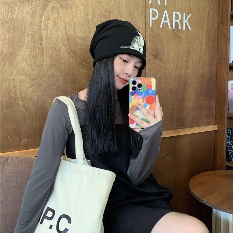 Mũ len MG STUDIO in hình thú cưng 6 màu