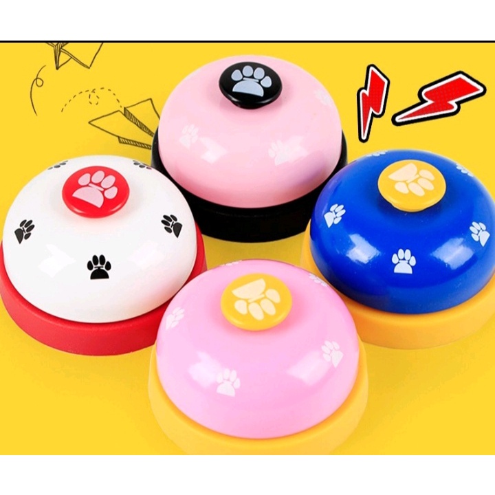 Chuông bấm huấn luyện cho chó mèo thú cưng - chuông huấn luyện cho cún con đi vệ sinh, xin ăn