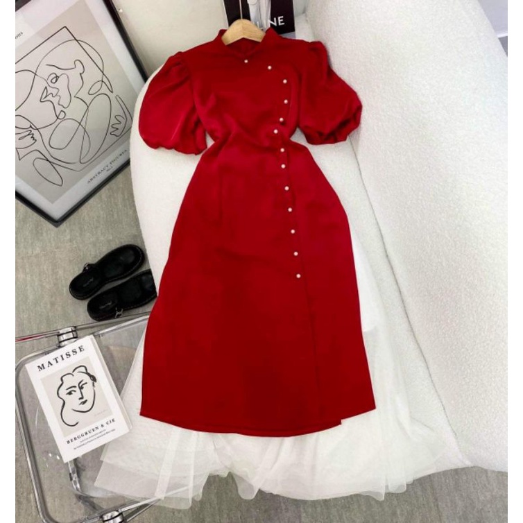 Áo dài tết xinh xắn