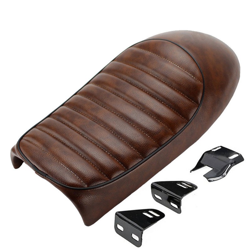 Yên xe mô tô Café Racer chất liệu da cao cấp