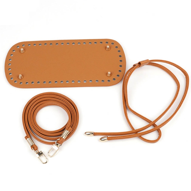 QQ Bộ 3 Chân Đế Túi Xách Đan Len Thiết Kế Đục Lỗ Xinh Xắn DIY