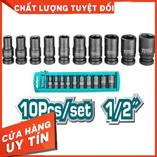 Bộ 10 đầu tuýp Total THISTD12101
