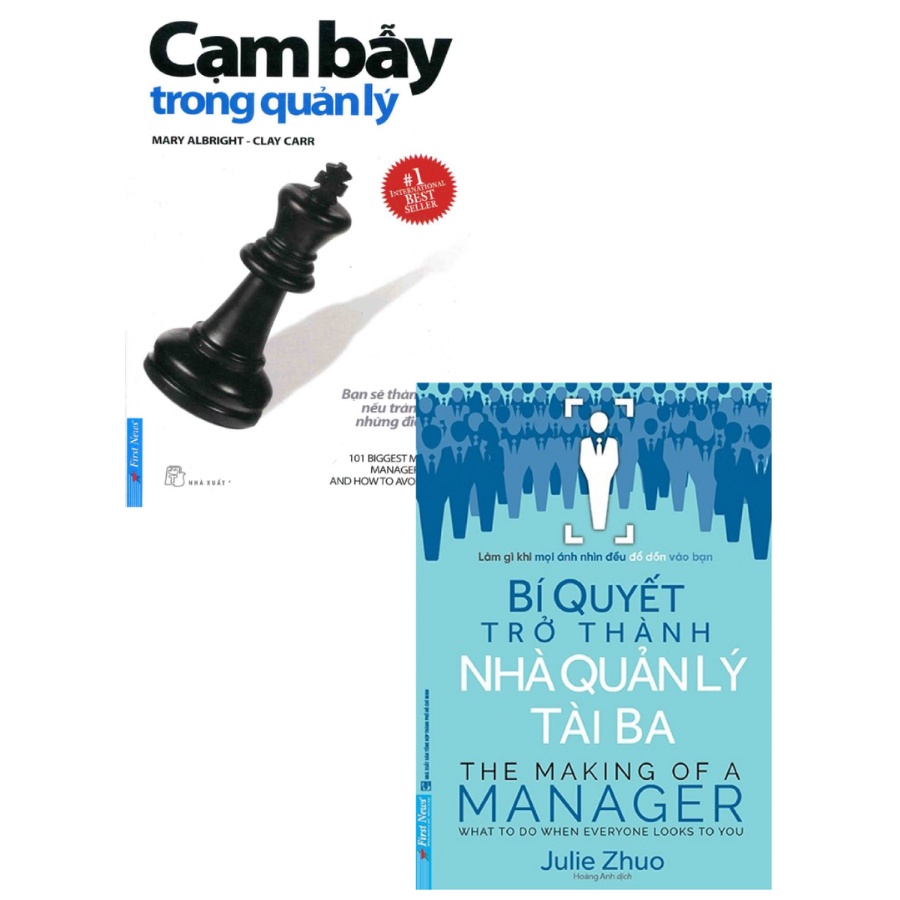 Sách - Combo Cạm Bẫy Trong Quản Lý + Bí Quyết Trở Thành Nhà Quản Lý Tài Ba (Bộ 2 Cuốn)