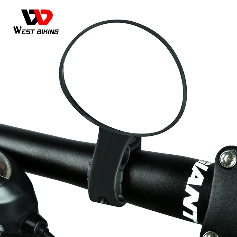 Gương Chiếu Hậu WEST BIKING Điều Chỉnh Được 360 Độ Gắn Tay Lái Xe Đạp