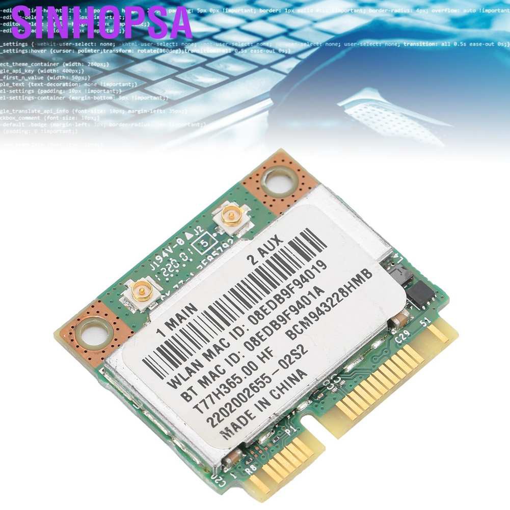 Thẻ Wifi Không Dây 2.4g / 5g Bt4.0 Cho Pc Win7 / Win8 / Win10 | BigBuy360 - bigbuy360.vn