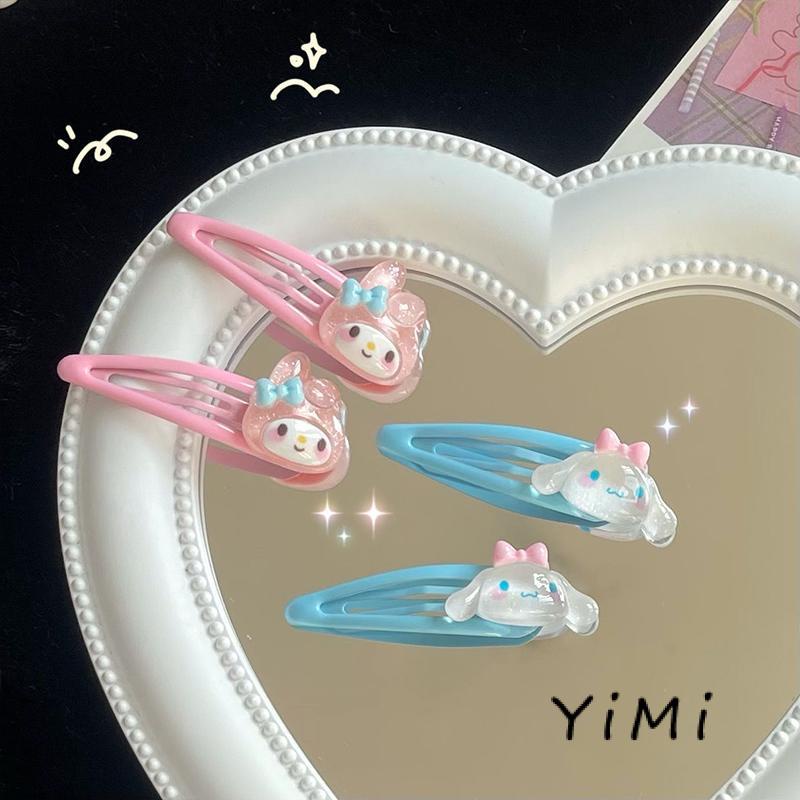 Kẹp Tóc Mái Bên Họa Tiết Hoạt Hình Sanrio Ngọt Ngào Dễ Thương Phong Cách Hàn Quốc Cho Bé Gái