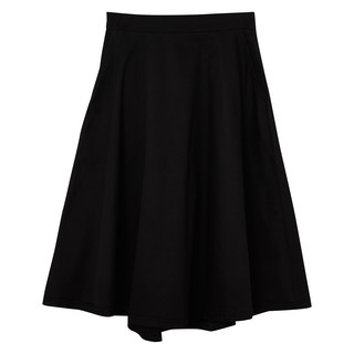 Váy đen xòe dài qua gối II-B04