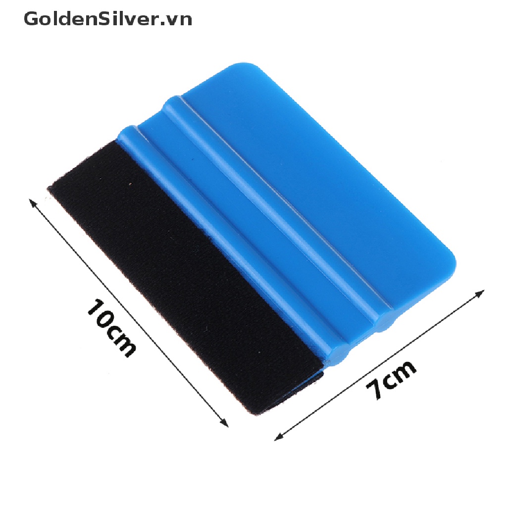 Dụng Cụ Làm Sạch Cửa Sổ Xe Hơi Bằng Vải Nỉ Màu Vàng Đồng