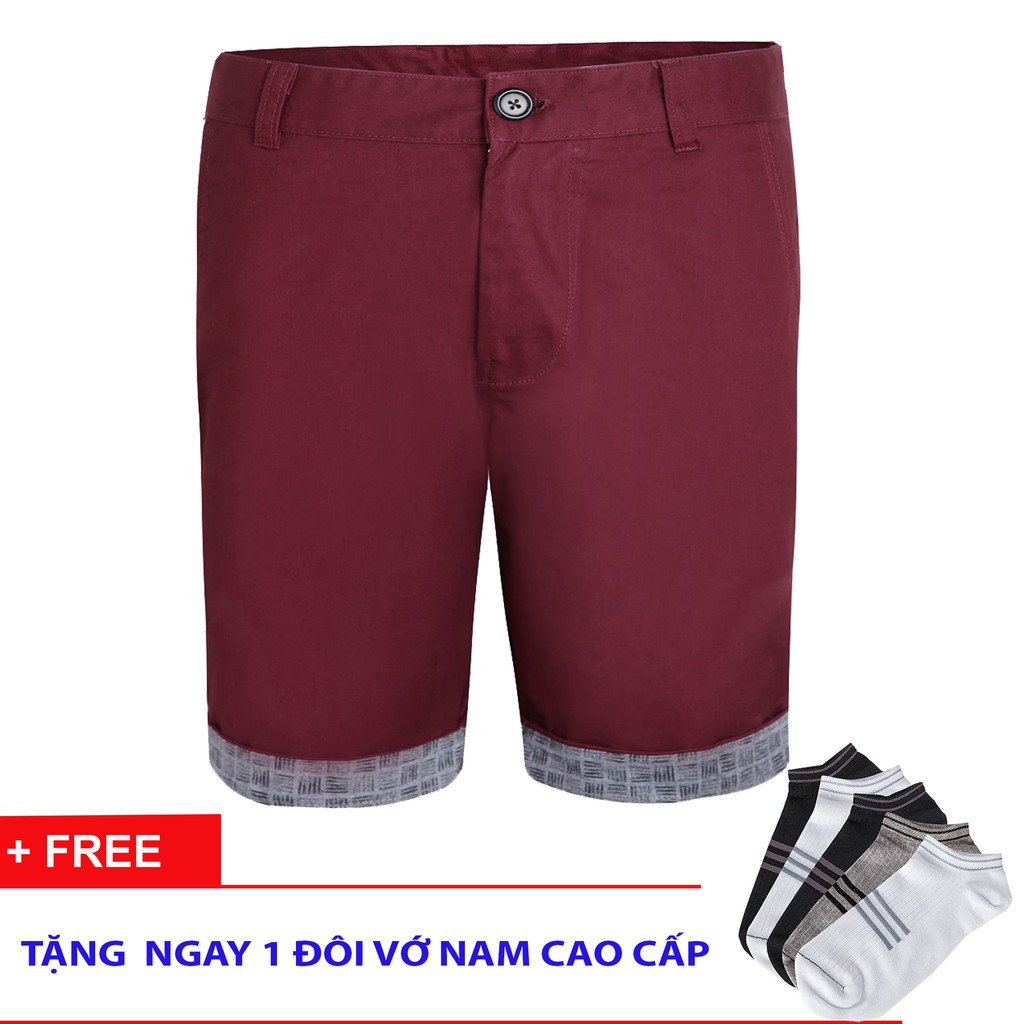 Quần short kaki nam cao cấp pious kk003 (tặng vớ)
