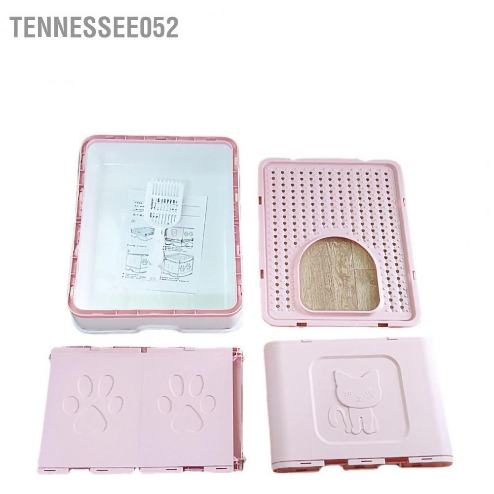 Hộp đi vệ sinh cho mèo có nắp đậy không gian cực lớn có thể xếp gọn tiện lợi