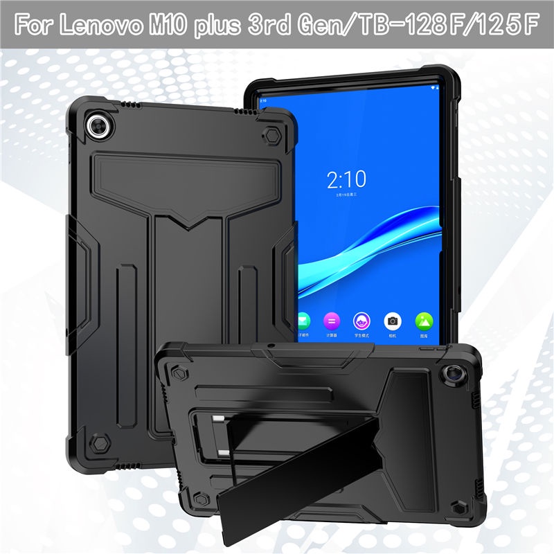 Dành Cho Lenovo Xiaoxin Pad 2022 Ốp Lưng Tab M10 Plus Thế Hệ Thứ 3 10.6 "TB128XU TB128FU TB125FU Vỏ Máy Tính Bảng Chống Sốc Đứng Trẻ Em Trẻ Em An Toàn PC Vỏ Silicon
