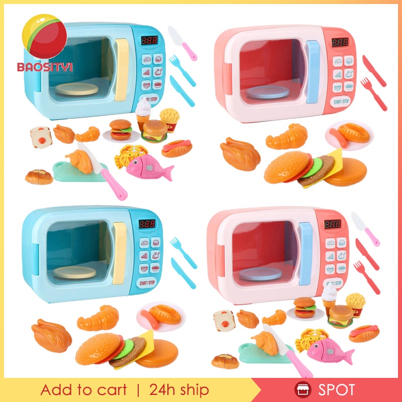 Lò Vi Sóng Đồ Chơi Giáo Dục 13 Món Cho Bé