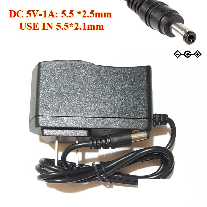 Adapter 5V 1A chân to 5.5mm x 2.5mm