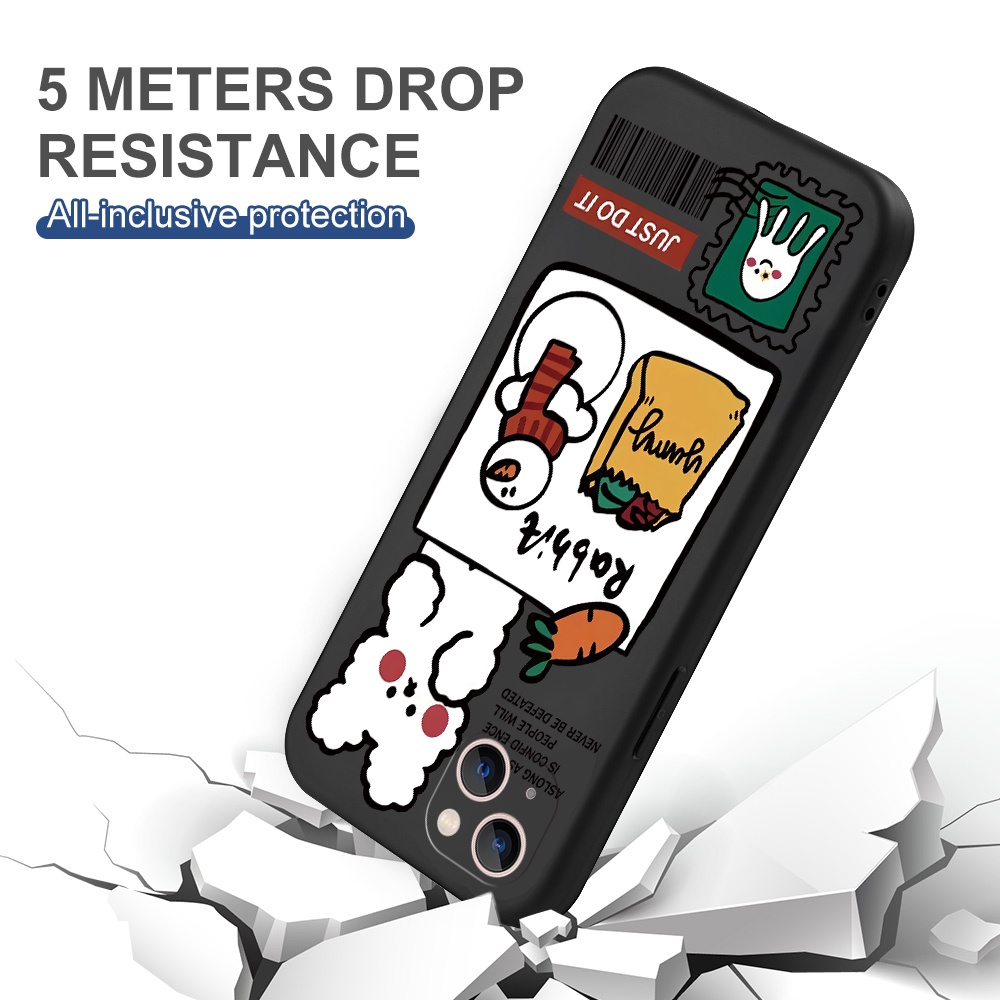 Ốp Điện Thoại TPU Hình Thỏ Cho VIVO Y12 / 11 2019 / 91C / 15 / 17 / 51 / 51A 2020 / 53S / 71 / 83 / 91 / 95 / 93 / 1S Z1 X50 X60 X7