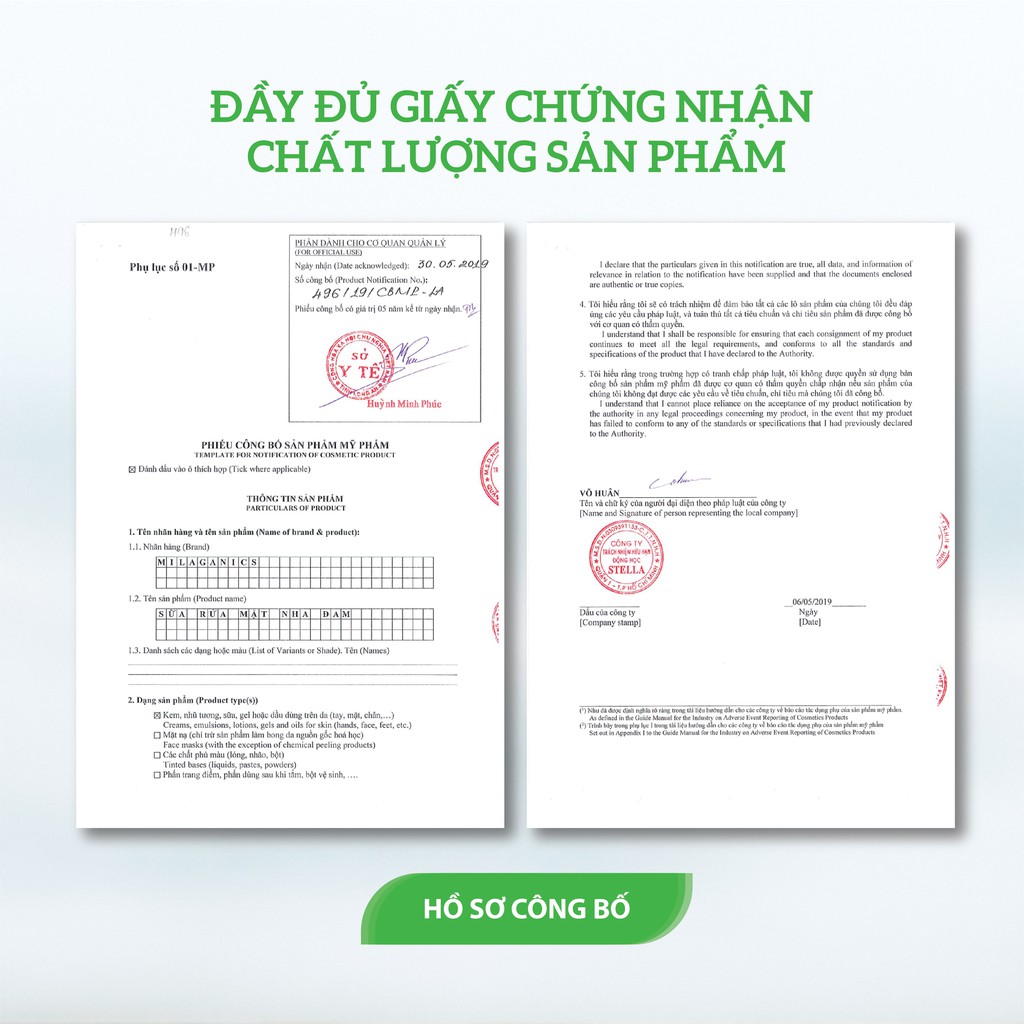 Sữa rửa mặt da khô nha đam tươi dưỡng ẩm, làm sạch dịu nhẹ MILAGANICS 135ml