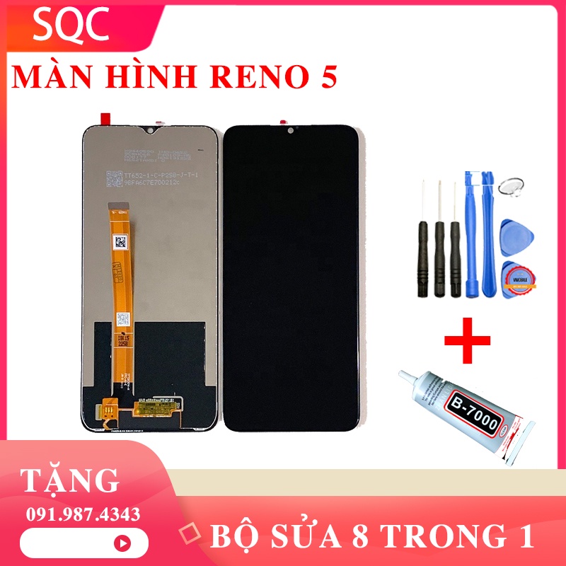 Màn hình oppo Reno 5-4G / Reno5-4G / Reno 6 / Reno 7 / K9 / Realme Q3 Pro / GTNEO incell tặng kèm bộ sửa 8 trong 1 và ke