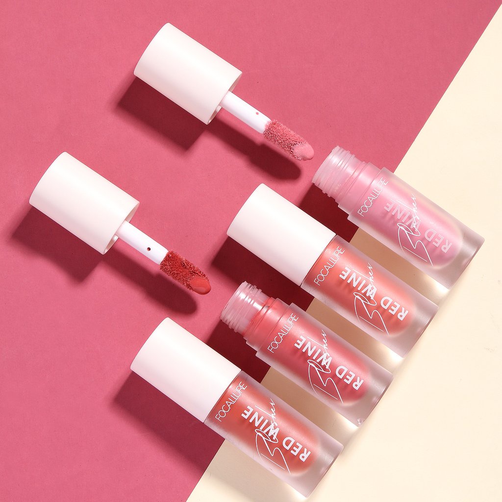 Má Hồng Kem FOCALLURE Hangover Red Wine Blusher Nội Địa Trung | FA-89