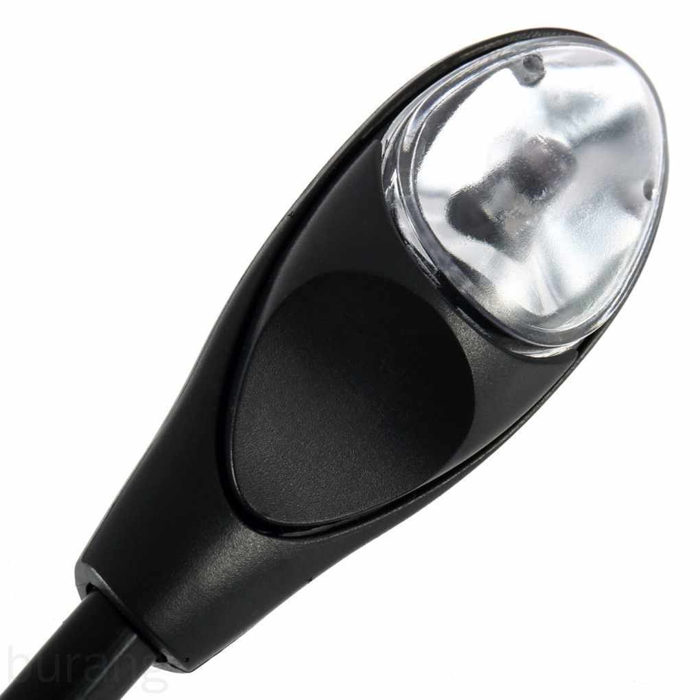 Mini Flexible Clip-On Bright Book Light Laptop LED Book Reading Light Lamp burang