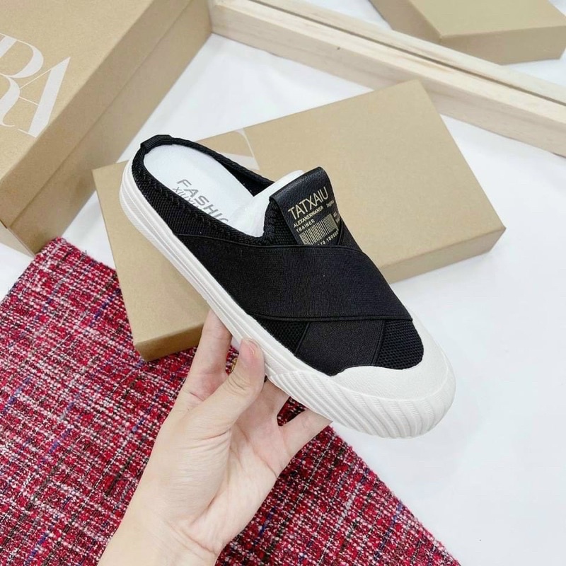 DÉP SỤC BATA PHỐI THUN CHÉO