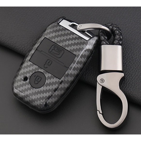 Ốp Chìa Khóa Carbon Cho Xe Kia ( Mẫu 1 )