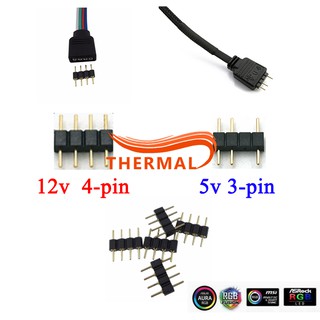 Đầu Nối 4 Pin 12v và 3 Pin 5v (RGB)