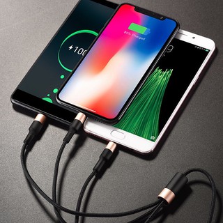 ✅FREESHIP ✅ Cáp sạc nhanh đa năng Hoco 3 đầu IP, Micro, TypeC - HappyTech