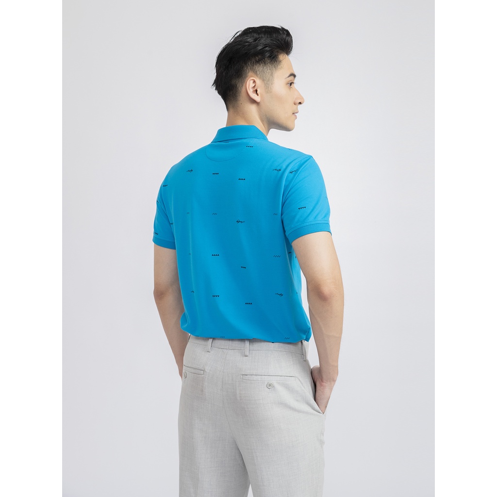Áo  polo nam  ARISTINOcotton thấm hút mồ hôi  from rộng  APS017S1