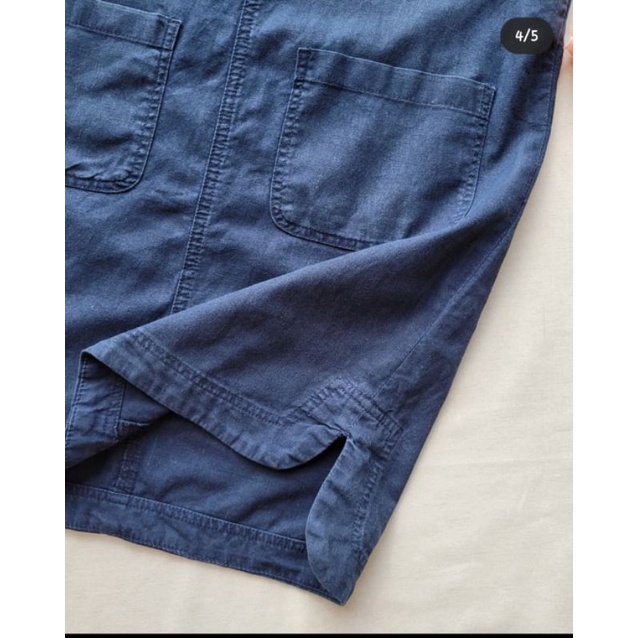 Váy yếm 2hand hiệu SPAO Korea, túi hộp trước sau có dây tự điều chỉnh